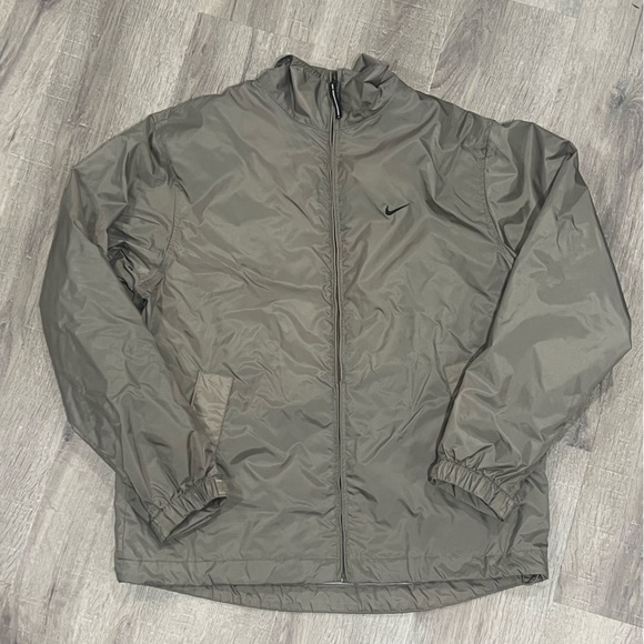 Nike Golf Size Medium Lined Windbreaker Coat Jacket Classic Clean Look - Picture 2 of 11